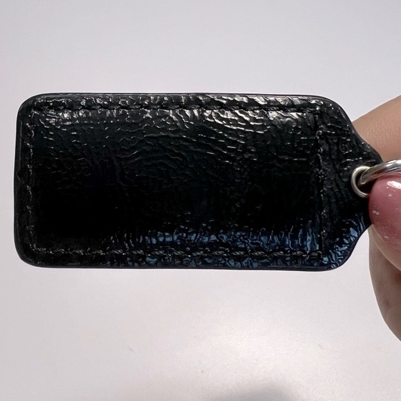 Coach Black Bag Tag - Picture 6 of 6